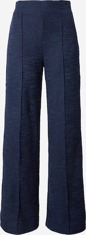 VILA Bő szár Nadrág 'VIAMYNA' - kék: elől