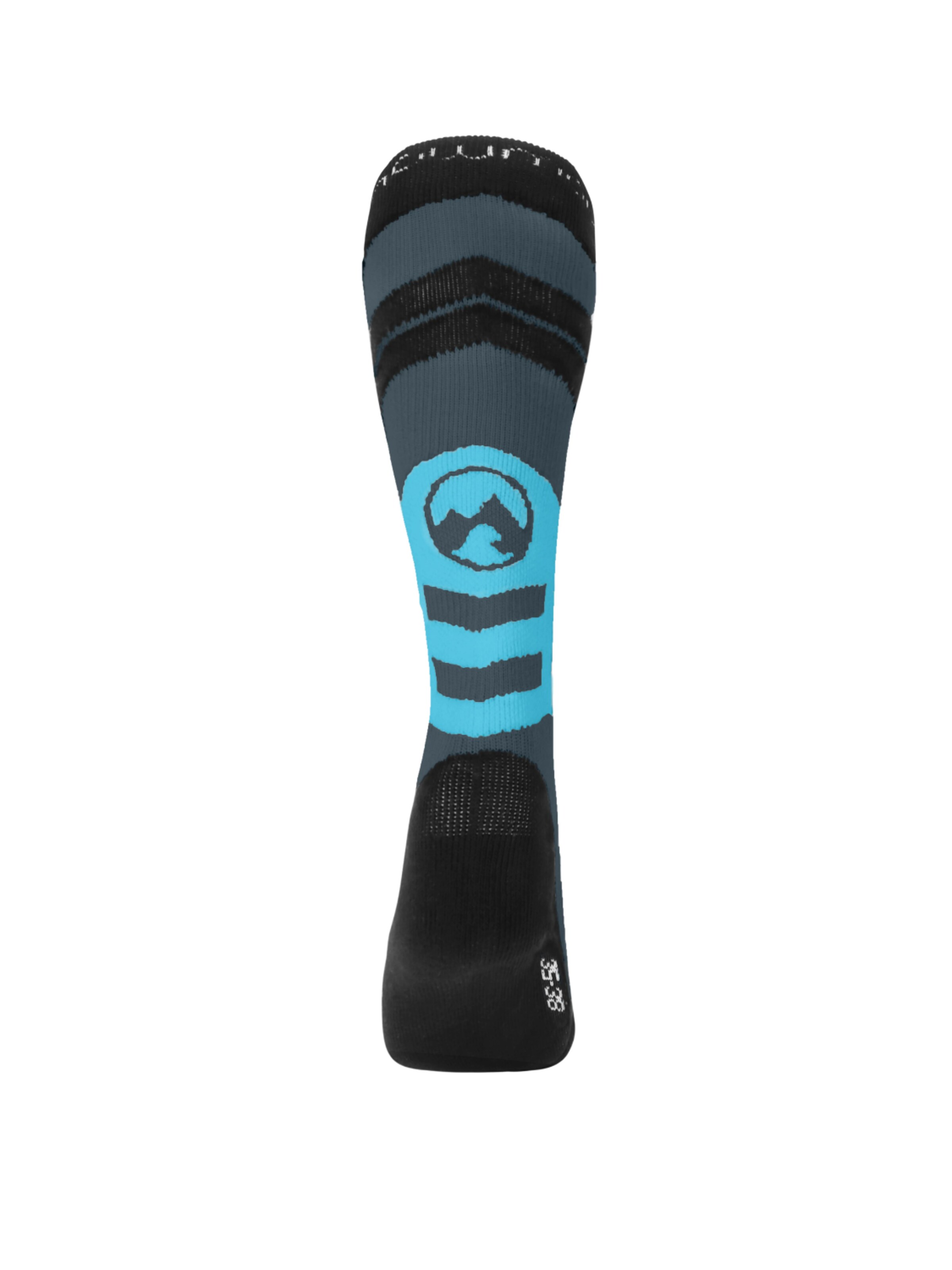 Mowmow Sportsokken 'MowMow Ski Socks - Silver Ions - Antibacterial - Men - Women - Size 39-42 - Gray' in Blauw