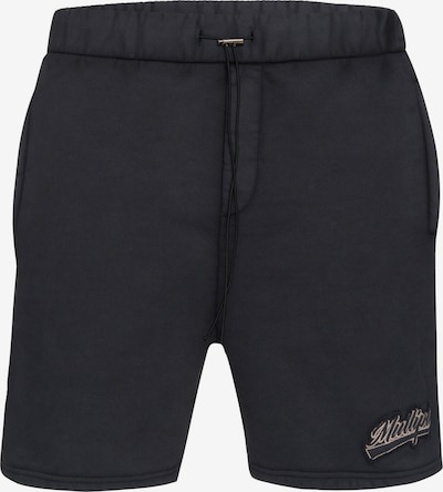 Pantaloni Multiply Apparel pe bej deschis / negru / negru denim, Vizualizare produs