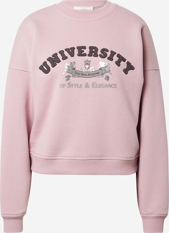 Guido Maria Kretschmer Women Sweatshirt 'Tela' in Roze: voorkant