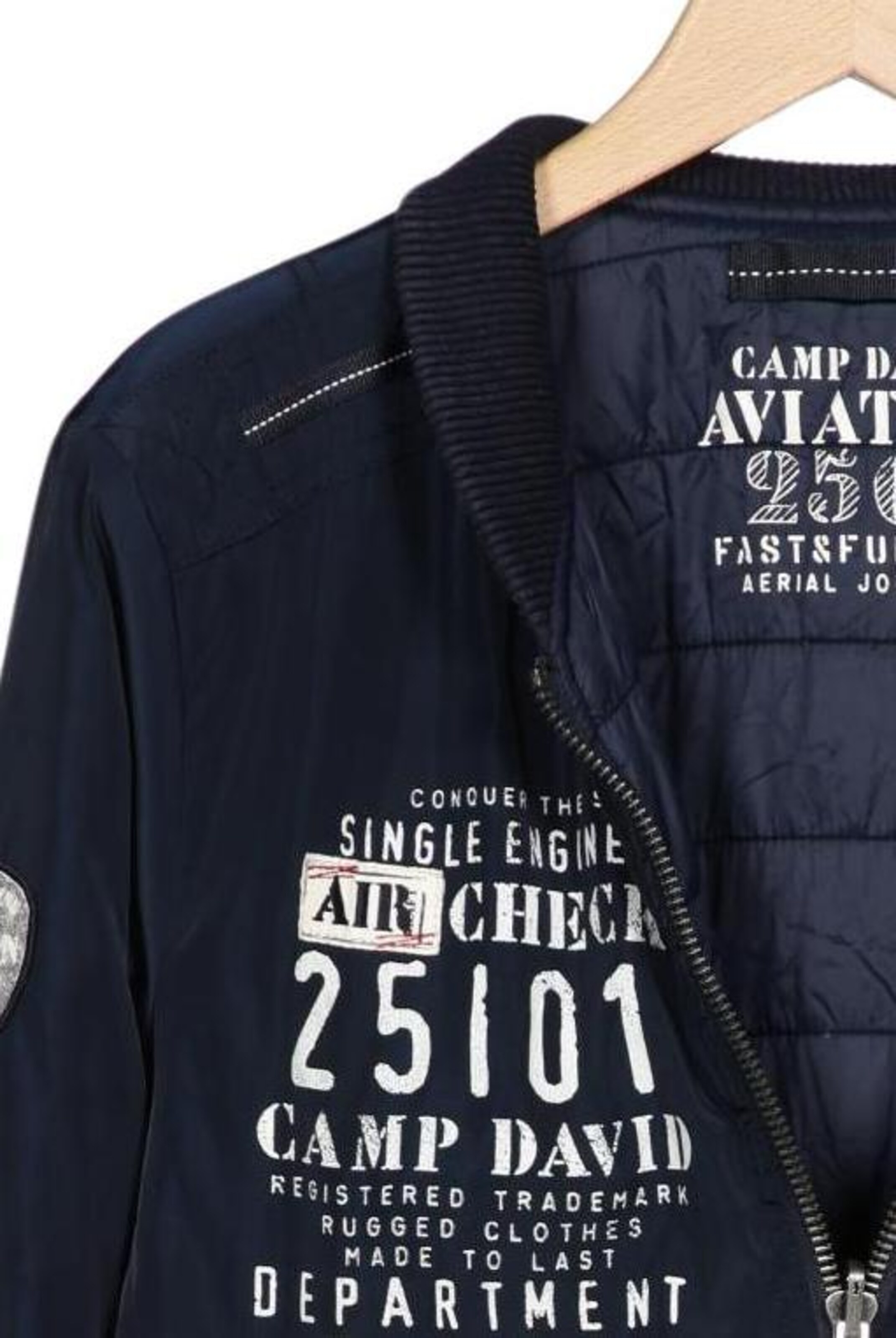 CAMP DAVID Jacket & Coat in M in Blue