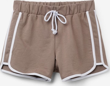 Tezenis Regular Pants in Brown: front