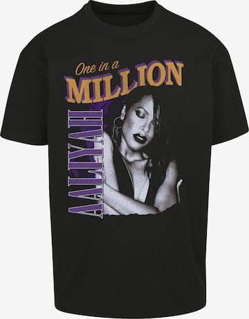 MT Men Shirt 'One In A Million' in Zwart: voorkant