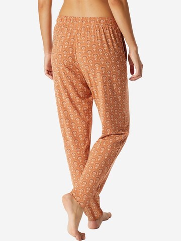 SCHIESSER Pajama Pants 'Mix & Relax' in Orange