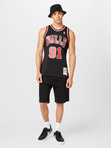 Mitchell & Ness Тениска 'Dennis Rodman' в черно