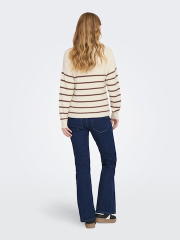 Only Maternity Sweater 'OLMibi' in Beige