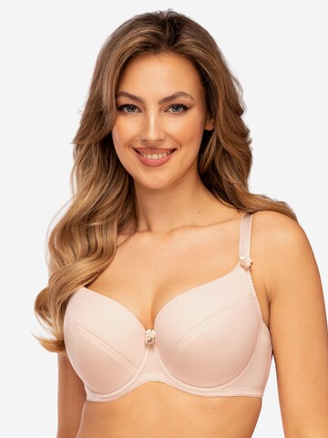 Unikat T-Shirt BH 'Celina'‌ in Beige