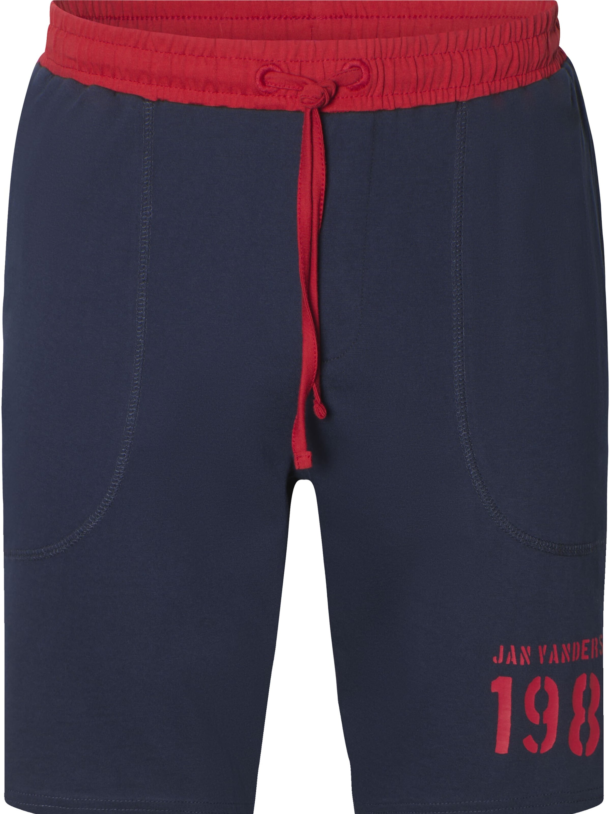 Jan Vanderstorm Short Pajamas 'Bernfried' in Blue