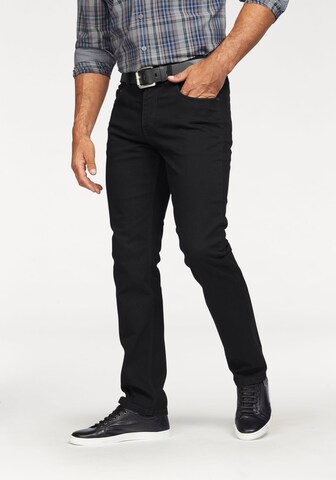 PIONEER Regular Jeans in Black: front