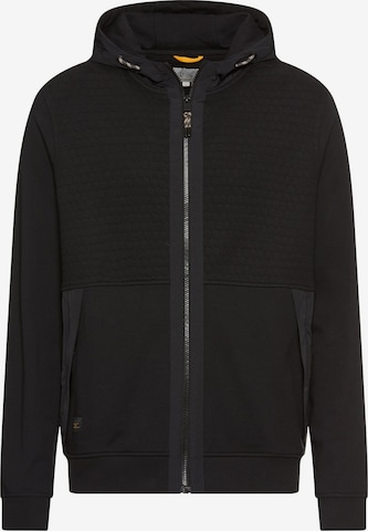 CAMEL ACTIVE Sweatjacke in Schwarz: Vorderseite
