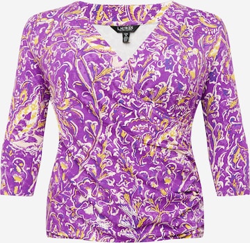 Lauren Ralph Lauren Plus Tričko 'ALAYJA' - fialová: predná strana
