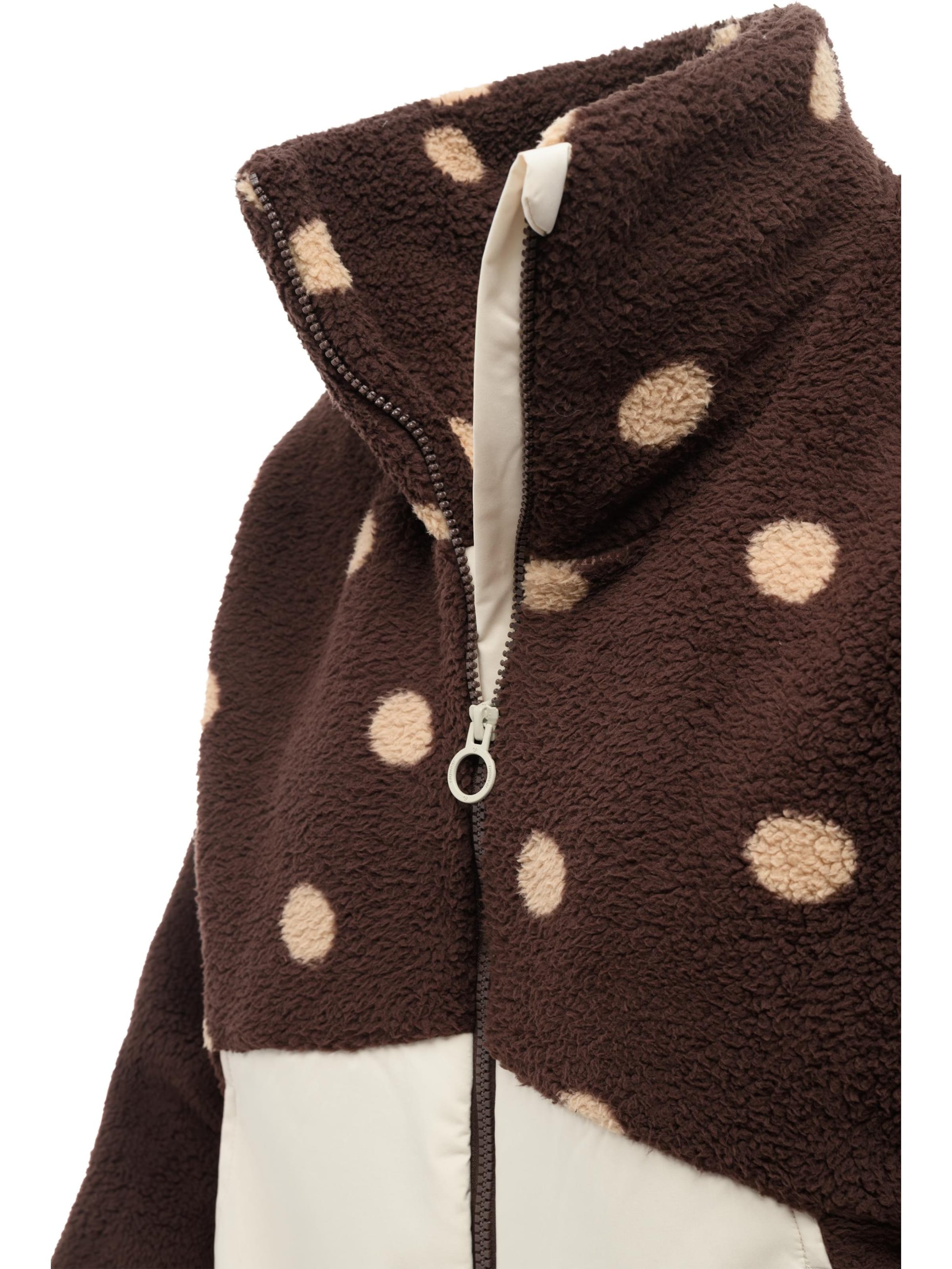 Ragwear Fleece jas 'Madaras' in Bruin