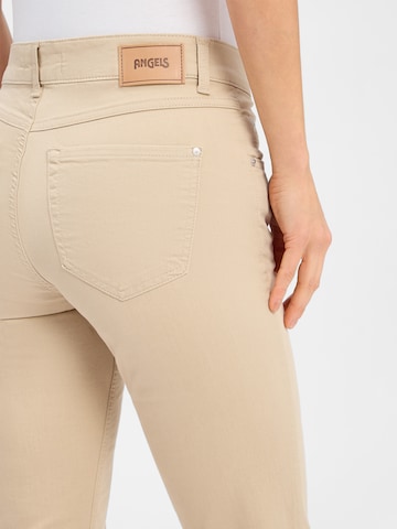 Angels Skinny Jeans ' Cici Tu Tape ' in Beige