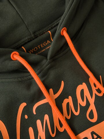 WOTEGA Sweatshirt 'WT Star' in Green