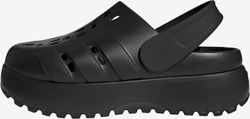 ADIDAS SPORTSWEAR Strand-/badschoen 'Adilette' in Zwart: voorkant