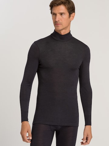 Hanro Undershirt ' Woolen Silk ' in Grey: front