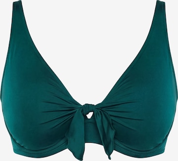 Vivisence T-Shirt Bikinitop '3202' in Grün: Vorderseite
