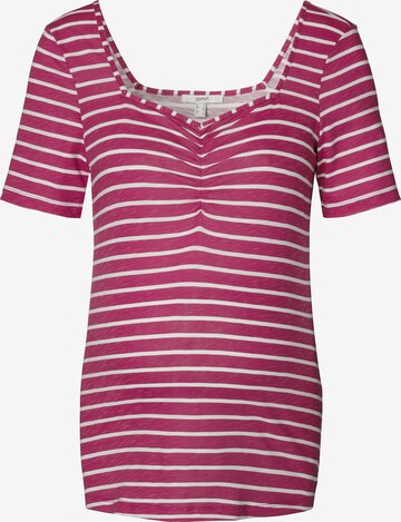 T-shirt Esprit Maternity en rose : devant