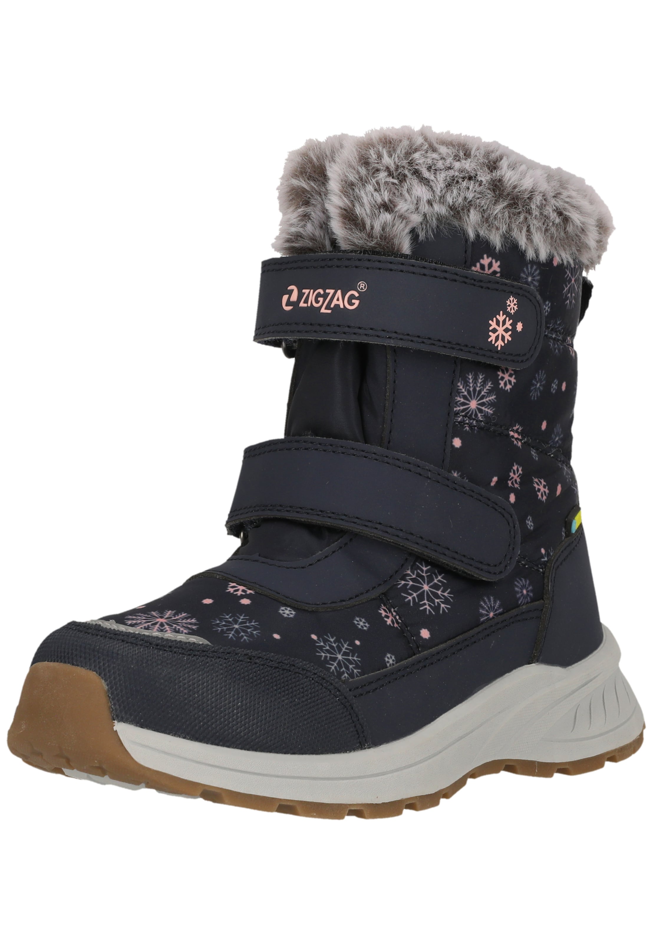 ZigZag Snow boots in Blue: front