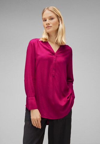 STREET ONE Blouse in Pink: front