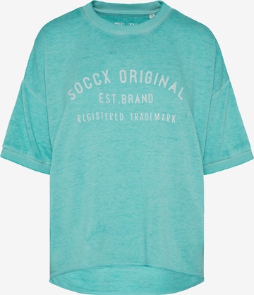 Soccx Sweatshirt in Blue: front