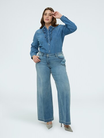 Fiorella Rubino - regular Vaquero en azul