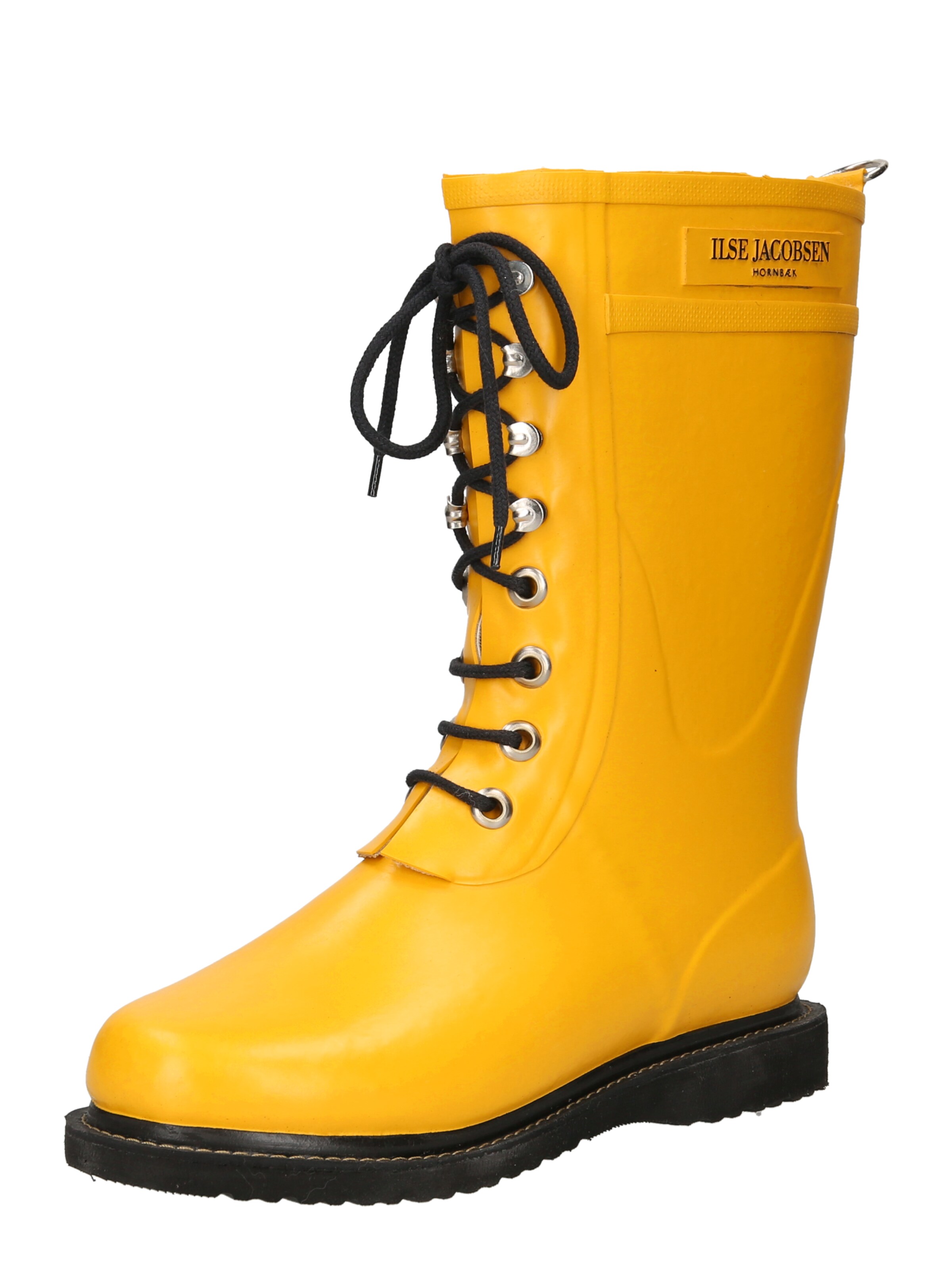 Cizme de cauciuc de la ILSE JACOBSEN pe galben: față