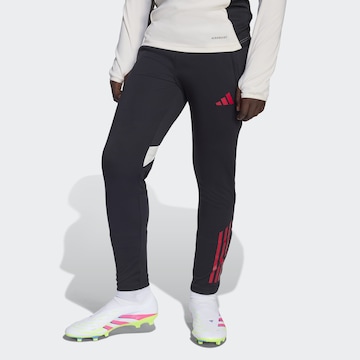 Coupe slim Pantalon de sport 'FC Liverpool Tiro 25 Competition' ADIDAS PERFORMANCE en noir : devant