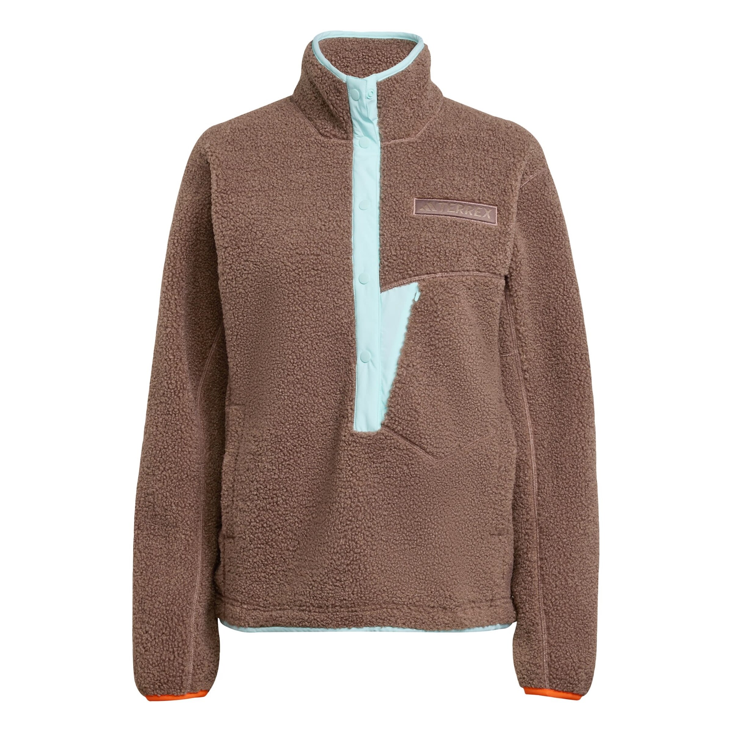 Giacca di pile funzionale 'Xploric' di ADIDAS TERREX in marrone: frontale