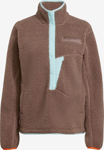 Giacca di pile funzionale 'Xploric' di ADIDAS TERREX in marrone: frontale