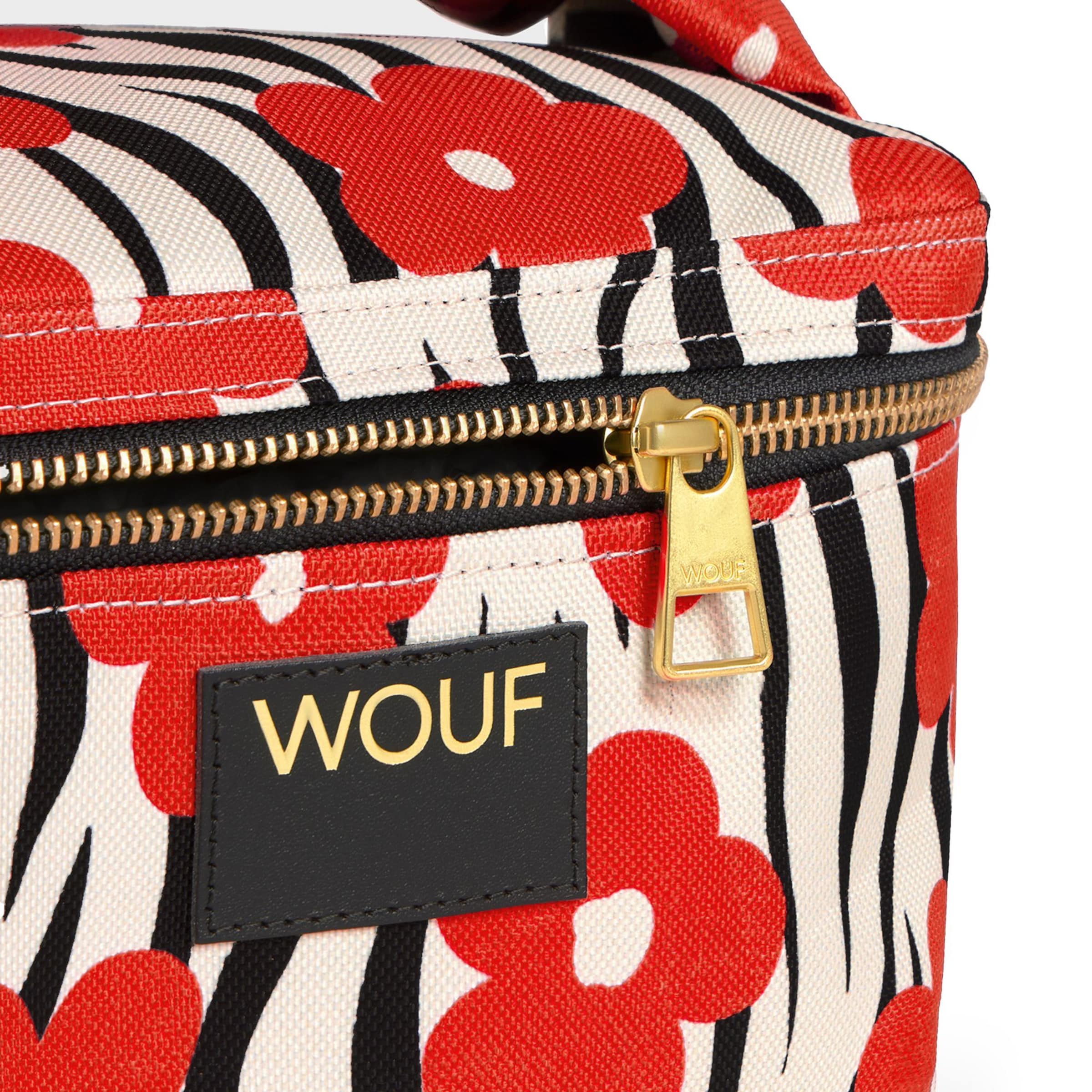 Trousses de toilette 'Daily' Wouf en rouge