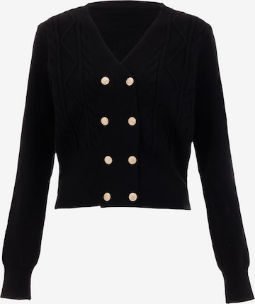 NAEMI - Cárdigan en negro: frente