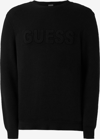 GUESS Sweter w kolorze czarny: przód