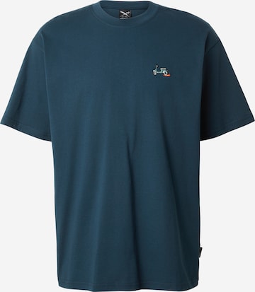 Iriedaily Shirt 'Scooter' in Blauw: voorkant