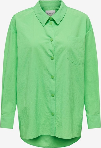 ONLY - Blusa 'KARIN' en verde: frente