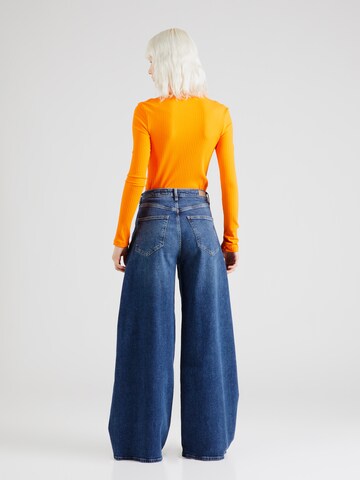 AG Jeans Široký strih Džínsy - Modrá