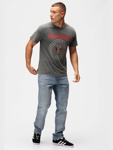 Recovered T-Shirt 'Ramones' in Grau