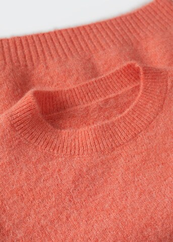 MANGO Sweater 'Salmon' in Orange