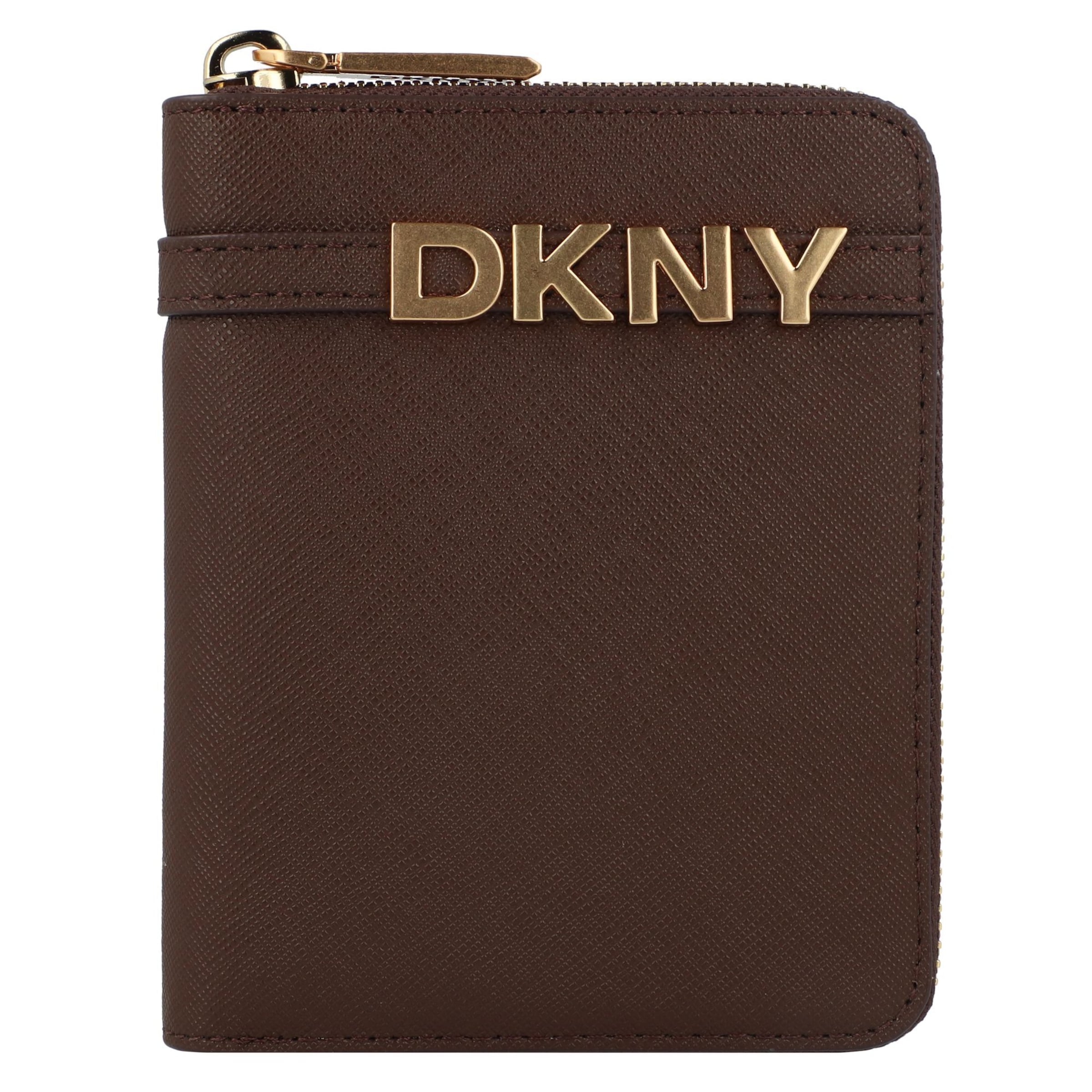 DKNY Wallet 'Avril' in Brown: front