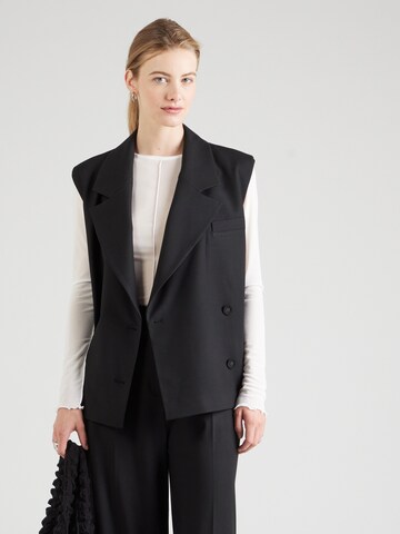 Vestă de costum de la Karo Kauer pe negru