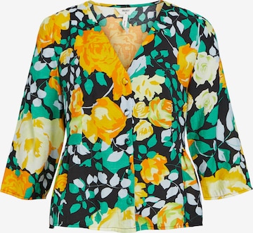 OBJECT Blouse 'Limone' in Zwart: voorkant