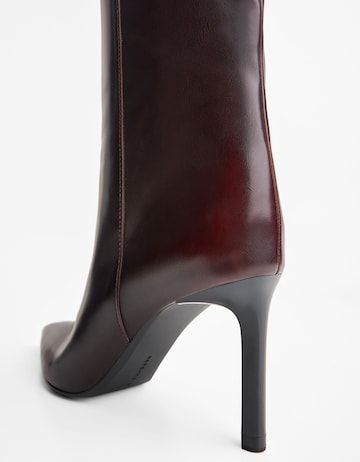 Bottes Bershka en rouge