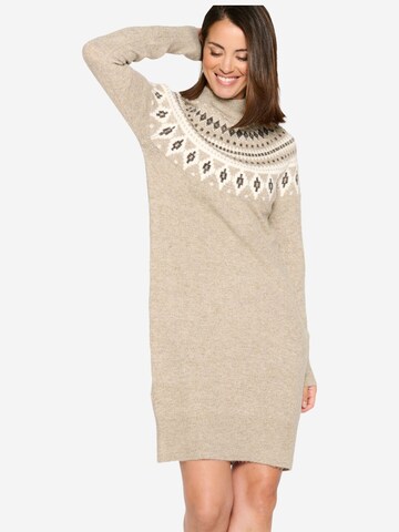 LolaLiza Knit dress in Beige