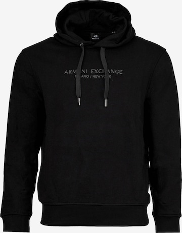 ARMANI EXCHANGE Sweatshirt in Black: front