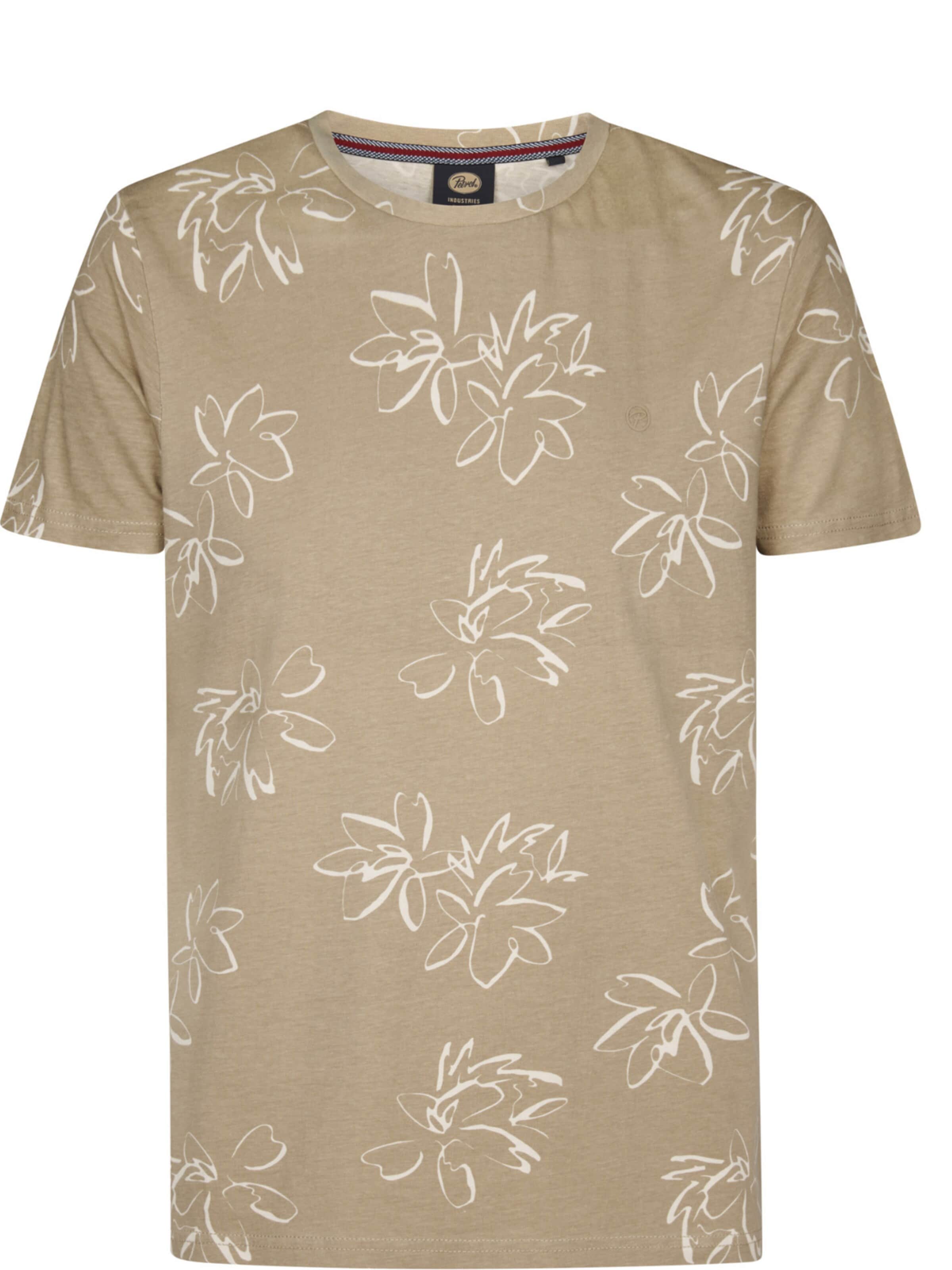 PETROL Shirt 'Petrol Industries - Heren t-shirt' in XXXL in de kleur Bruin, Productweergave