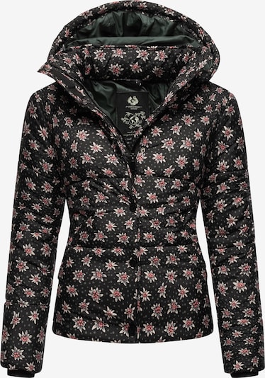 Ragwear Winter jacket 'Relive Remake' in Pink / Black / White, Item view