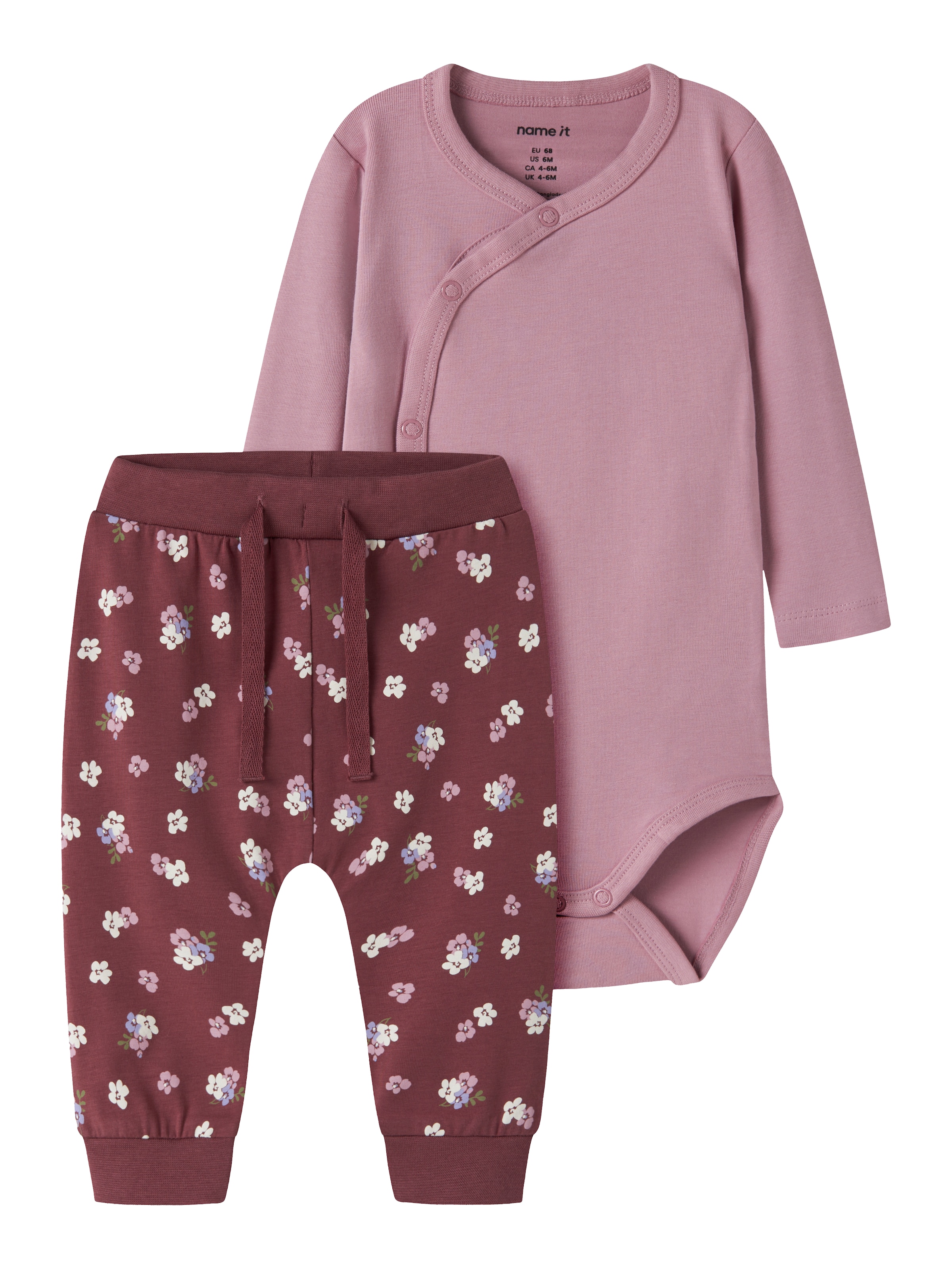 NAME IT Set 'NBFVULLA' in Purple: front