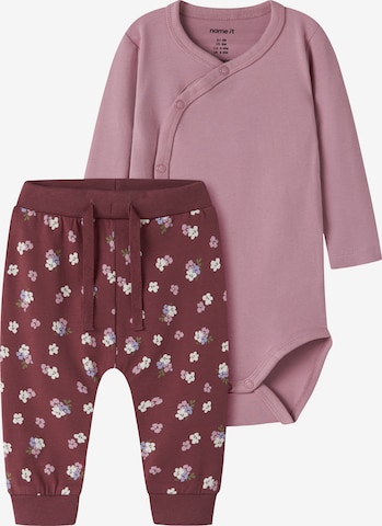 NAME IT Setti 'NBFVULLA' värissä lila: etupuoli