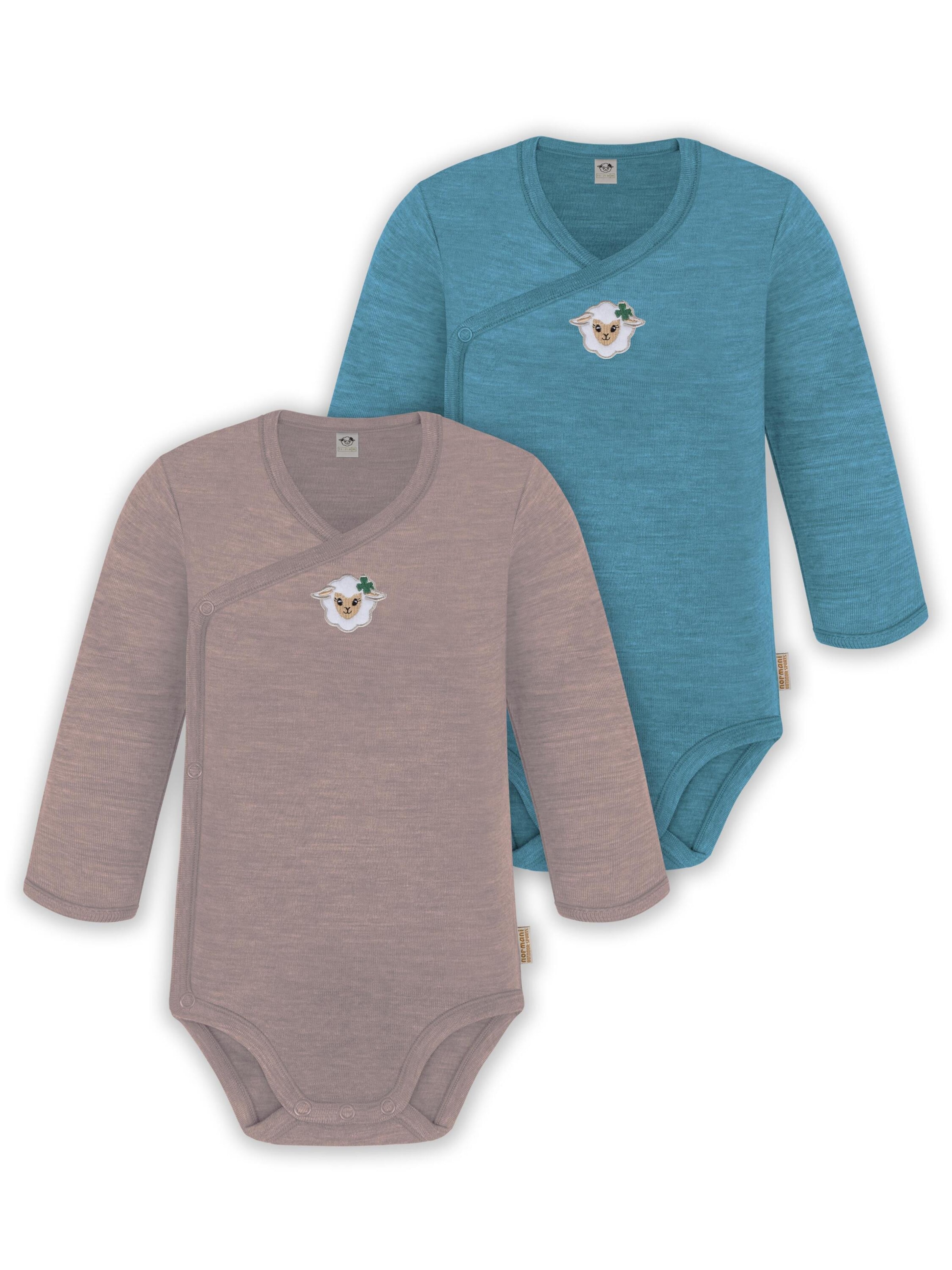 Barboteuse / body normani en bleu : devant