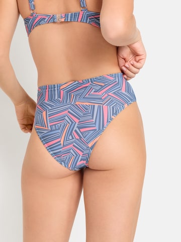 LSCN by LASCANA - Cueca biquíni 'Lisa' em azul: atrás